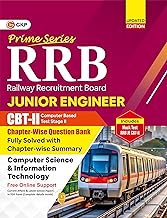 GKP RRB JE 2025–26 Question Bank – CBT-II Chapter-wise for Junior Engineer & Mock Test |Computer Science & Information Technology | Covers Technical & Non-Technical Sections| Prime Series Paperback – 8 December 2025