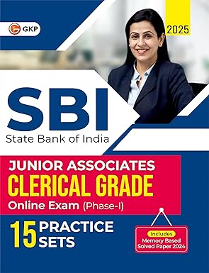 GKP SBI PO 2025 : Junior Associates Clerical Grade Ph I - 15 Practice Sets| State Bank of India