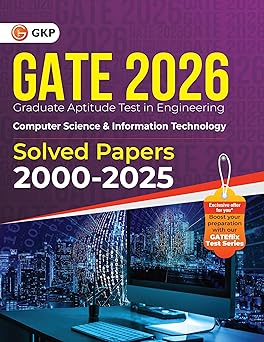 GKP GATE 2026 Computer Science and Information Technology | 26 Years’ PYQs (2000-2025)| General Aptitude, Engineering Maths & Technical Section| With GATEflix Test Series