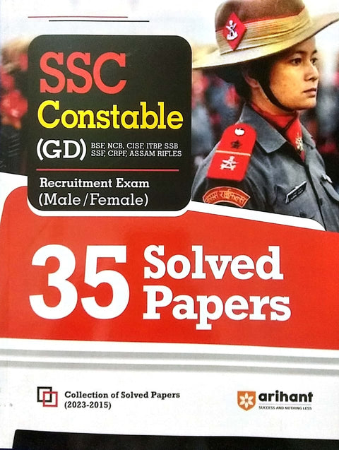 SSC CONSTABLE (GD) 35 SOLVED PAPERS (2023-2015)