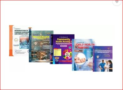 Vijayam B.Sc.Nursing -Text Book Of Child Health Nursing-1, Mental Health Nursing-1, Educational Technology/Nursing Education,Community Health Nursing-1,Introduction to Forensic Nursing Set of 5 Books