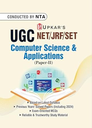 Ugc Net/Jrf/Set Computer Science And Applications: Paper Ii & Iii [Paperback] Chandresh Shah and Saurab Mishra 03-01-2024