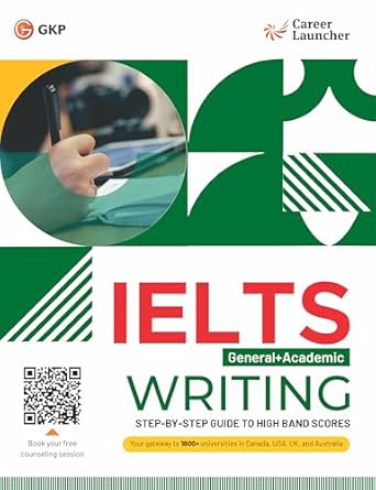 GKP IELTS 2025 Academic + General Test: Writing Book by Career Launcher