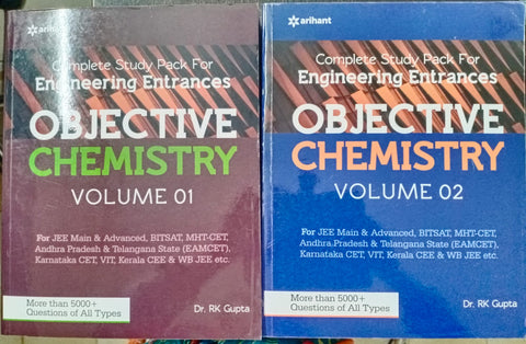 Complete Study Pack For Engineering Entrances Objective Chemistry Vol-1 And Vol-2 Combo (Set Of 2 Books)