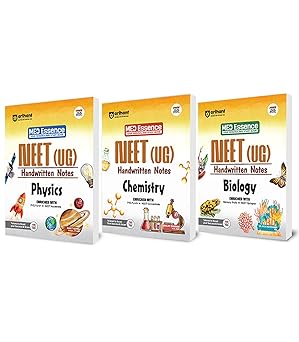 Arihant NEET UG Handwritten Notes Physics, Chemistry & Biology Exam 2025 | Latest Edition Preparation Books with Mnemonics, Mind Maps, PYQs, Quick Revision | NEET Medical Entrance Exam Self Study Guide | Set of 3