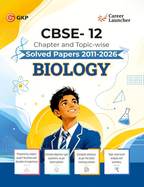 CBSE Class 12 Biology Solved Papers 2027 | Chapter & Topic-wise Pyqs 2011-2026 | Delhi & All India Sets | Board Exam Preparation