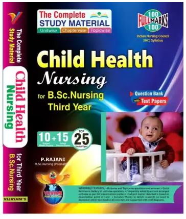 The Complete Study Material of Child Health Nursing For Third Year B.Sc Nursing.