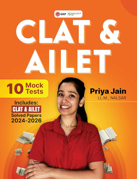 GKP CLAT 2027 Mock Tests Book | 10 Full-Length Practice Papers | CLAT 2024–2026 Fully Solved Question Papers | Law Entrance Exam Preparation Guide