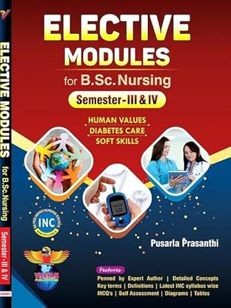 Vijayam Elective Modules For BSc Nursing Semester III & IV 2025 edition