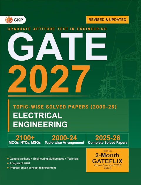 GATE 2027 Electrical Engineering | 27 Years' Topic-Wise Previous Year Solved Papers (2000–2026) | Subject-Wise PYQ with Solutions | By GKP