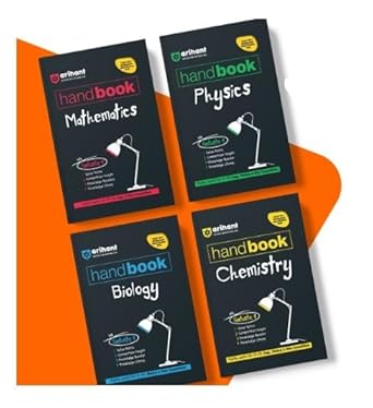 Arihant Handbook of Mathematics, Physics, Biology, Chemistry for 11th and 12th class for engineering & other competitions