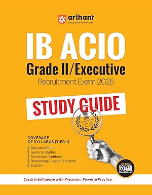 Arihant IB ACIO Grade-II Executive Recruitment Exam 2025 English Medium