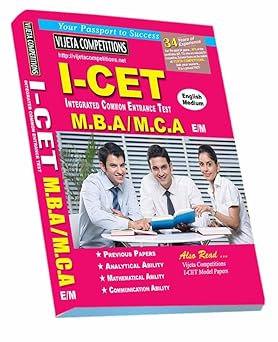 Vijeta Competitions I-CET MBA/MCA Entrance Test Guide, English Medium, with Previous Papers and Analytical Ability
