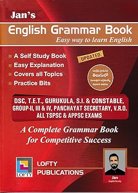 Jan's English Grammer Book