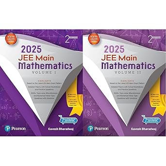JEE Main Mathematics Vol 1 & Vol 2 | Based on the Latest JEE Main Exam Pattern | JEE Main 2024 Solved Paper | 2021 to 2013 JEE main Solved Question Chapter-wise