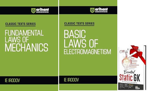 Classic Texts Series for All Engineering Entrances Aspirants | Basic Laws of Electromagnetism & Fundamental Laws of Mechanics- IE Irodov | For Exam Exam 2025-26 & STATIC GK