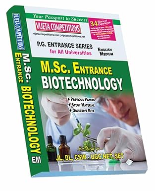 M.Sc Entrance Biotechnology for All Universities (English Medium)