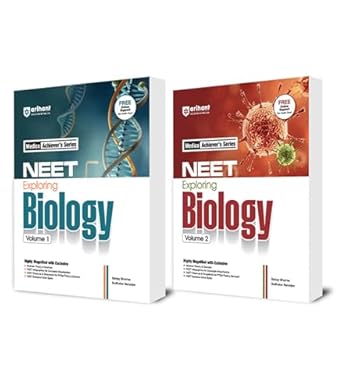 Arihant NEET Objective Biology Volume 1 and 2 by DC Pandey (Set of 2) | Medico Achiever’s Series | Modular Theory, Exercises & PYQs | Latest 2025 Edition for NEET UG Preparation