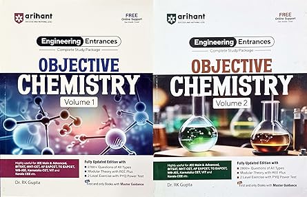 Arihant - JEE Main & Advanced Engineering Entrances Complete Sudy Package Objective Series for Class 12 | Chemistry - I + II | - Set of 2 Books [Complete Package - No Other Book Required] - For 2026 JEE & All Other States Exams