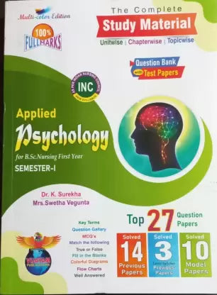Applied Psychology Bsc Nursing Semester-1 Study Material 2023