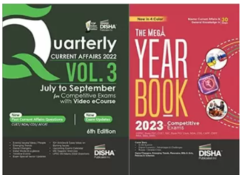 Quarterly Current Affairs 2022 Vol. 3 - July To September For Competitive Exams + The Mega Yearbook 2023 For Competitive Exams SET OF 2 BOOKS