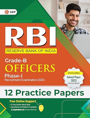 RBI 2024 - Grade B Officers Ph I - 12 Practice Papers