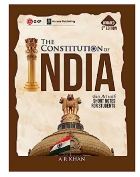 The Constitution of India Bare Act with Short Notes for Students